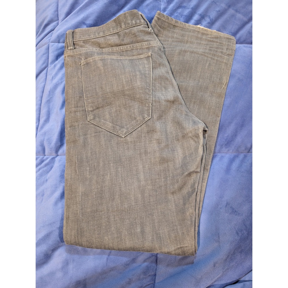 Express Blake Loose Fit Boot Cut Jeans Mens 31x32 Gray Denim Pants